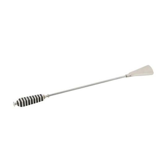 Aluminium Shoe Horn with Stripped Handle